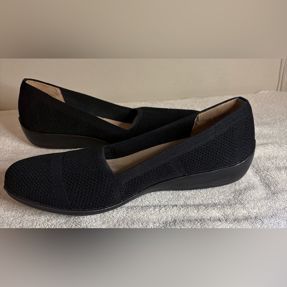 LifeStride Velocity 2.0 Black Women's Immy Ballet Flat Size 11M - Picture 4 of 9